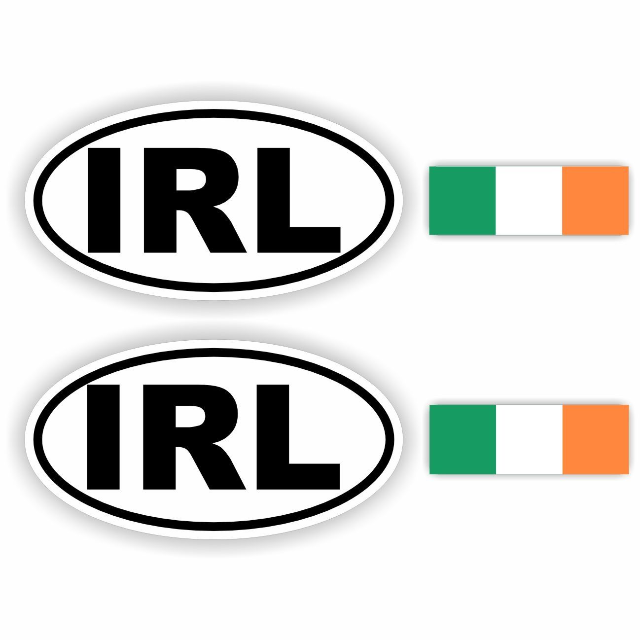 IRL, Ierland auto sticker set