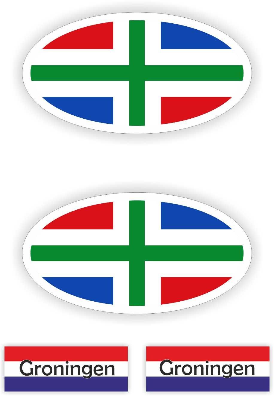 Provincie Groningen auto stickers.