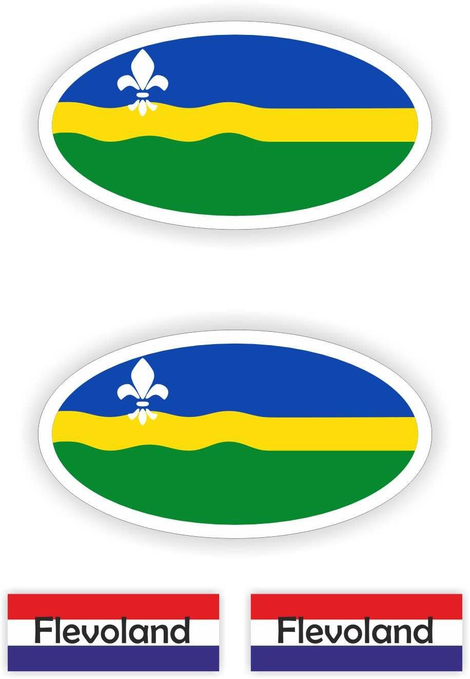 Provincie Flevoland auto stickers.