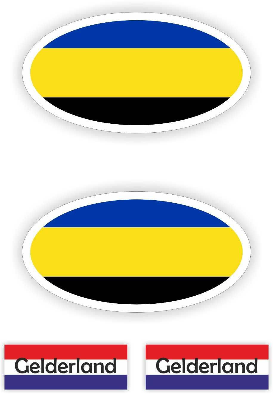 Provincie Gelderland auto stickers.