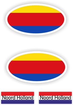 Provincie Noord Holland  auto stickers.