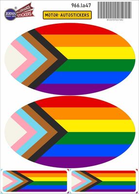 Regenboogvlag lgbt Q+ stickers