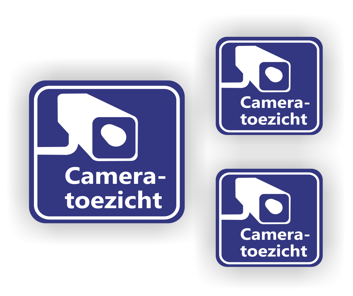 Camera Toezicht Sticker Set