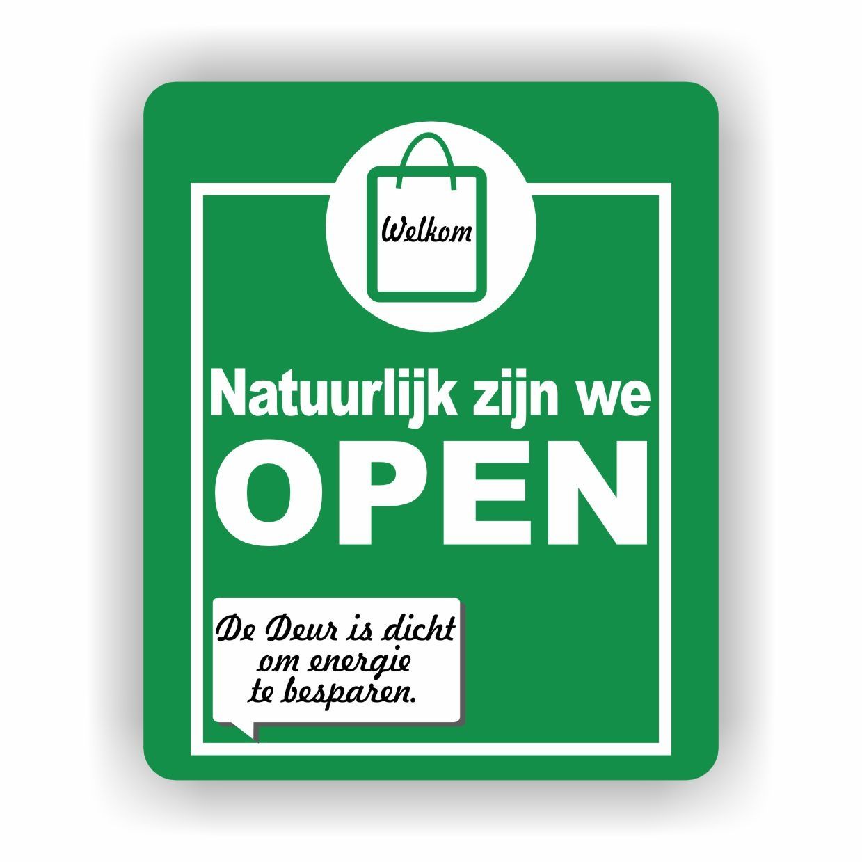 Deur Dicht, Winkel OPEN