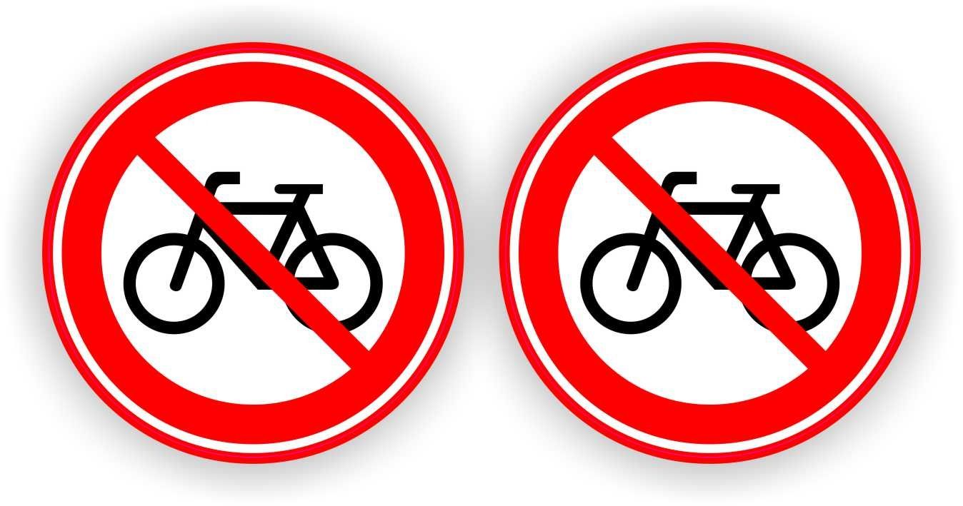 Geen Fietsen Plaatsen stickers