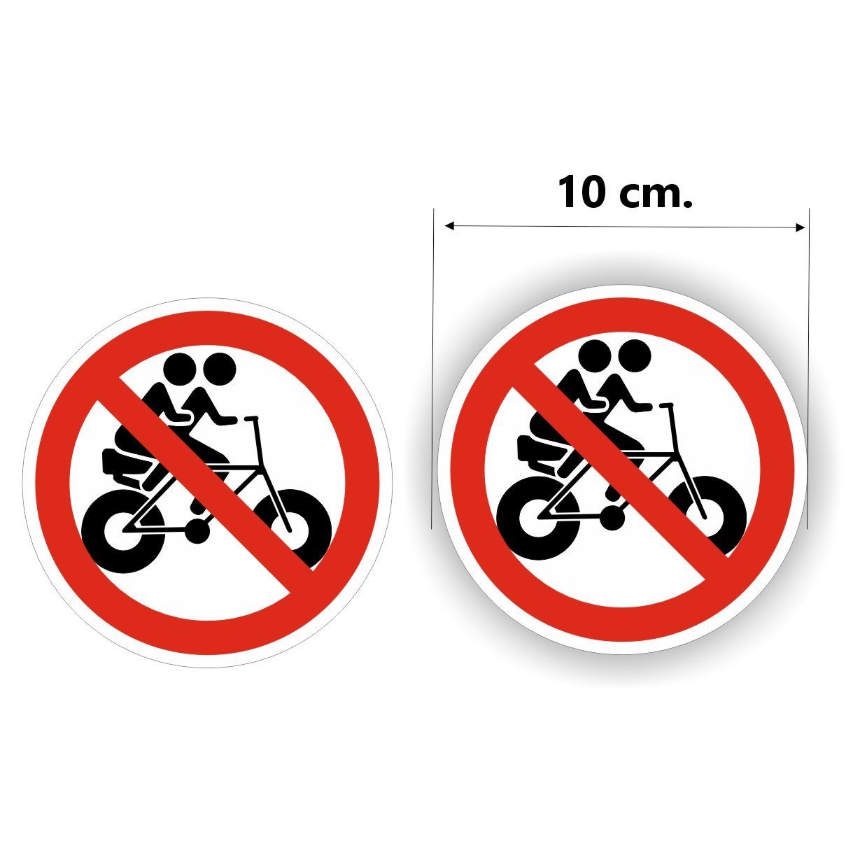 Fat bike niet toegestaan set 2 st.