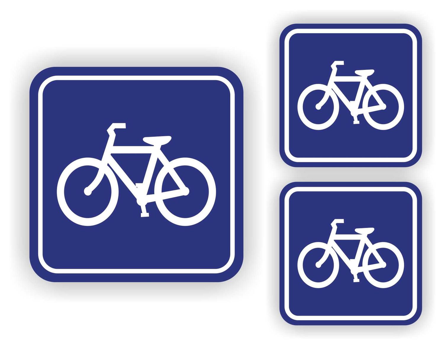 Fiets Pad- of Stalling Sticker Set