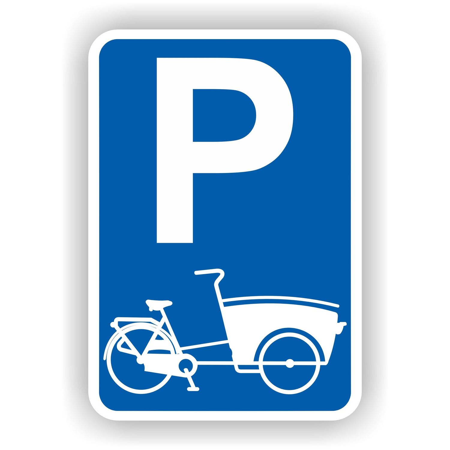 Bakfiets parkeerplaats sticker
