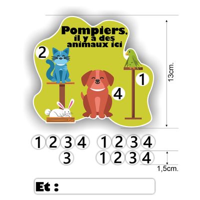 Pompiers, il y a des animaux ici (F)