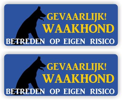 waakhond sticker
