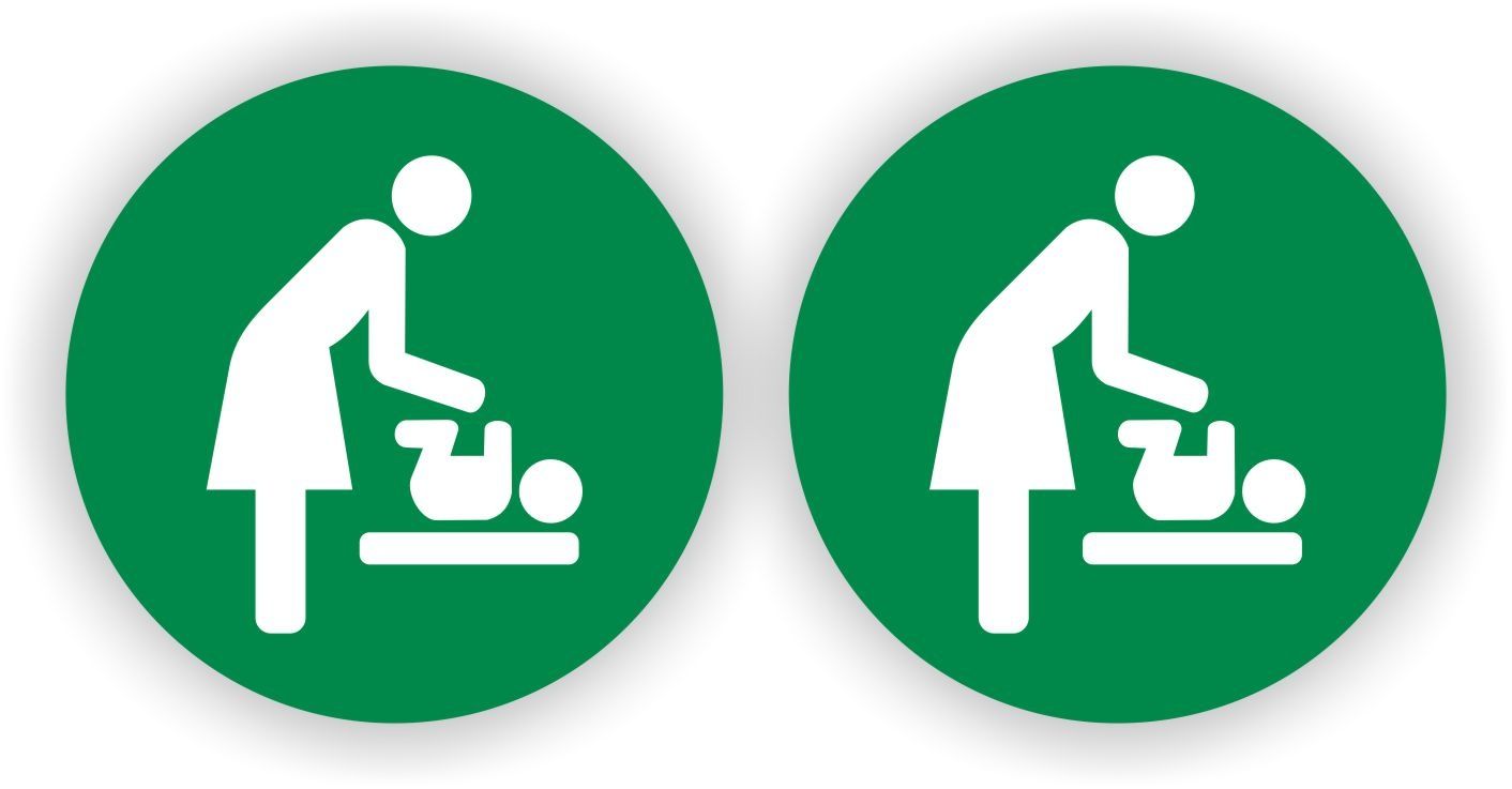 Baby Verzorging Pictogramsticker