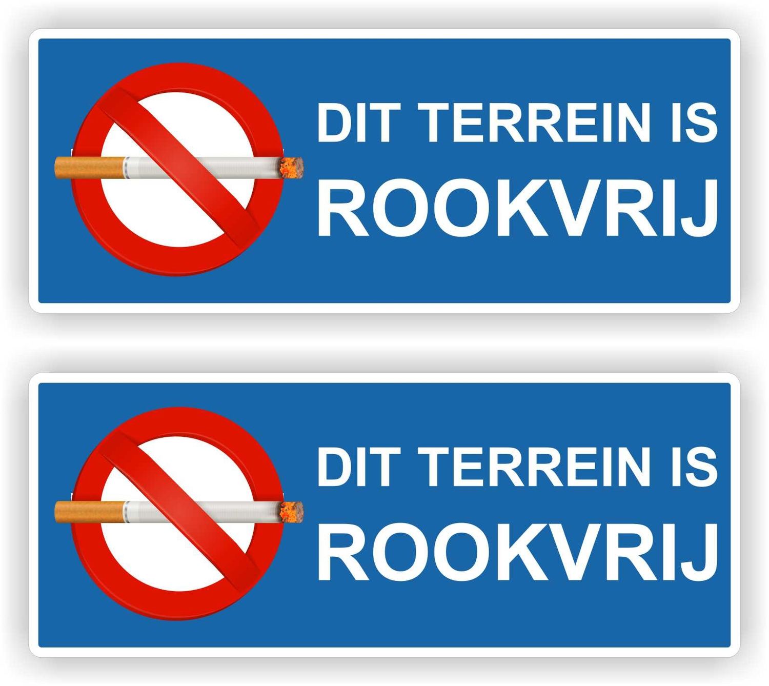 Rookvrije Omgeving sticker set
