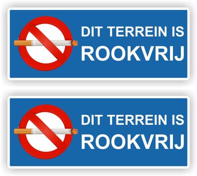 Rookvrije Omgeving sticker set