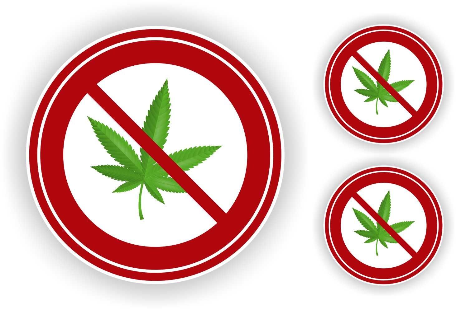 Blowen niet toegestaan Sticker set 3 stuks