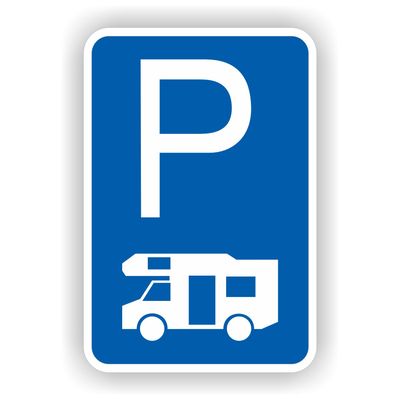 camperparkeerplaats sticker