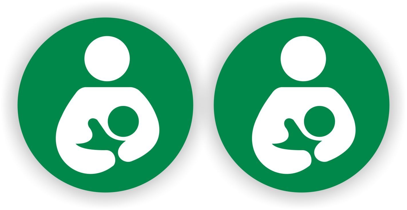 Kolfruimte deur sticker set 2 stuks groen