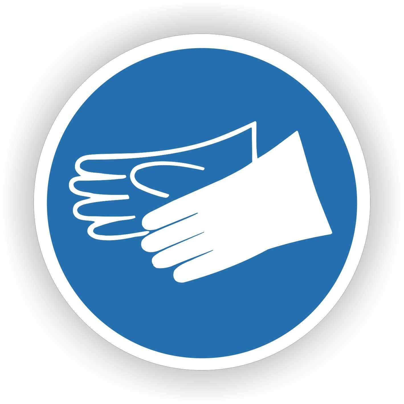 Handschoenen Verplicht sticker