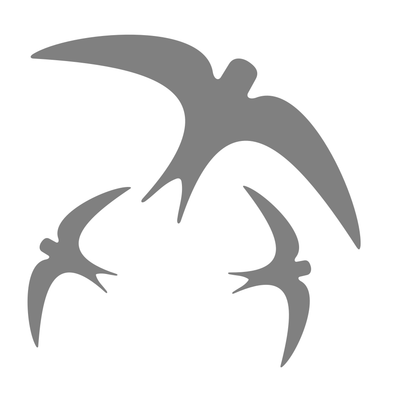 zwaluw raamstickers