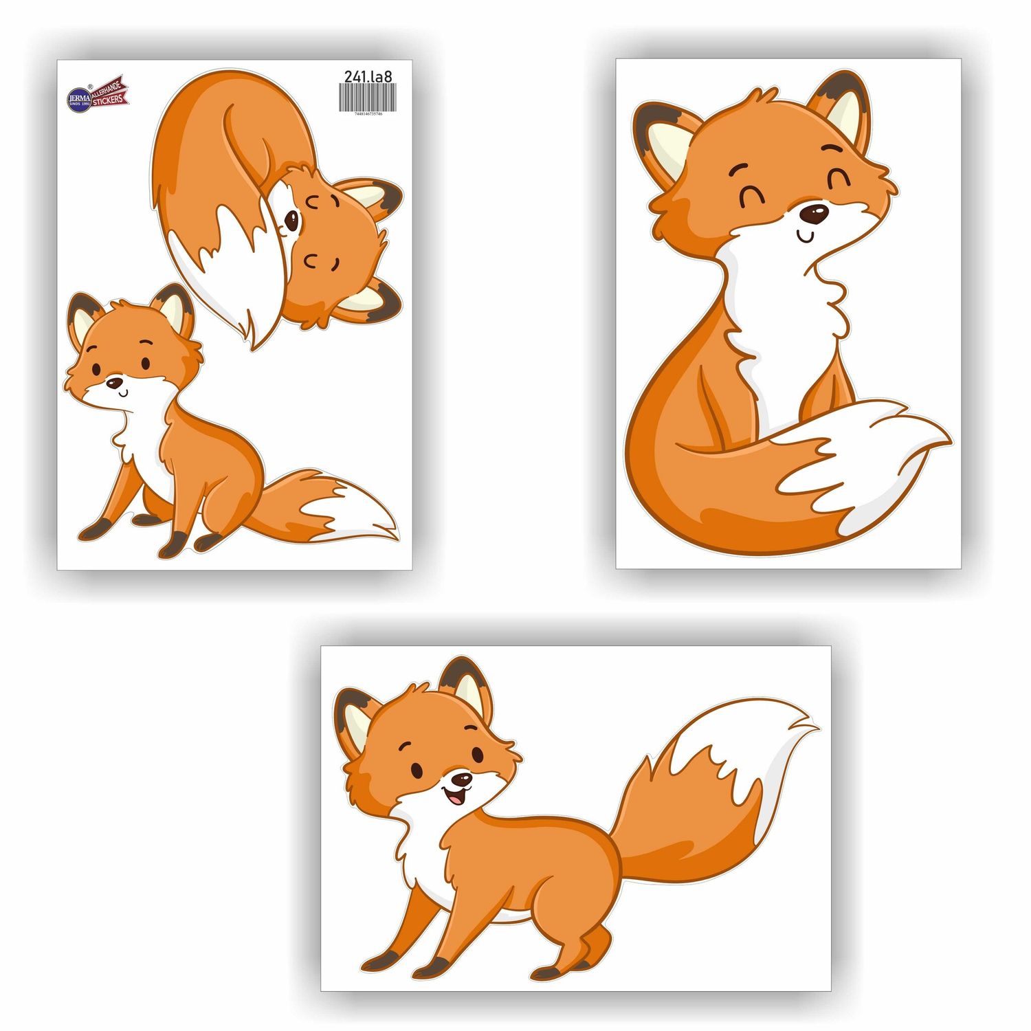 Vosjes decoratiestickers