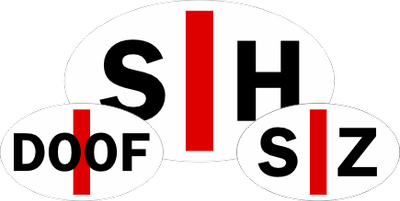Slecht-, Ziende-, Horende. symbool