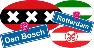 Stadsvlag autostickers