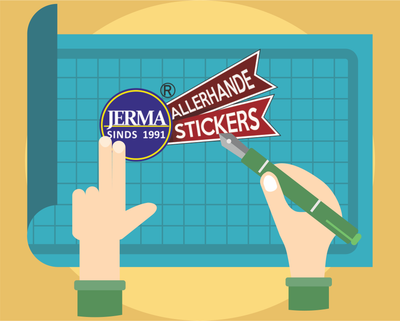 Laat ons een sticker ontwerpen.