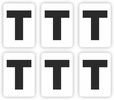 T, plakletter