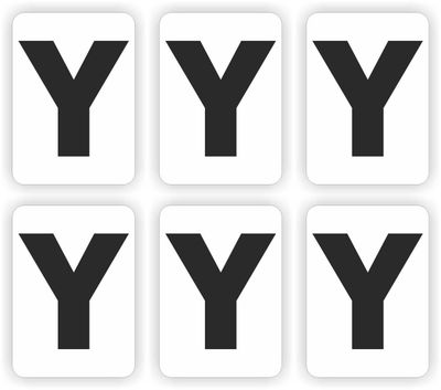 Y, plakletter