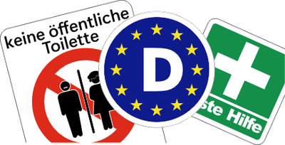 Duitstalige stickers