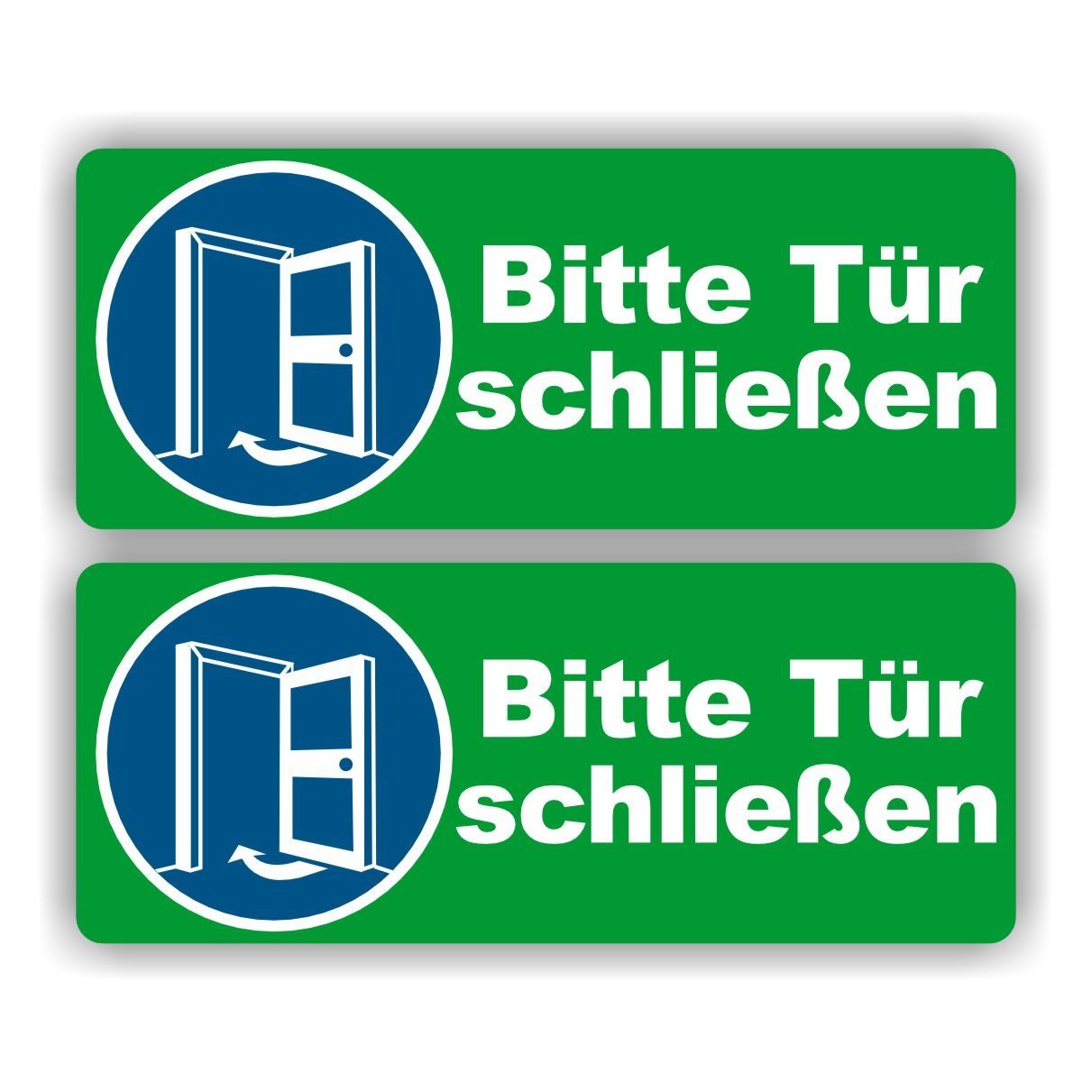 ​Bitte Tür schließen aufkleber 