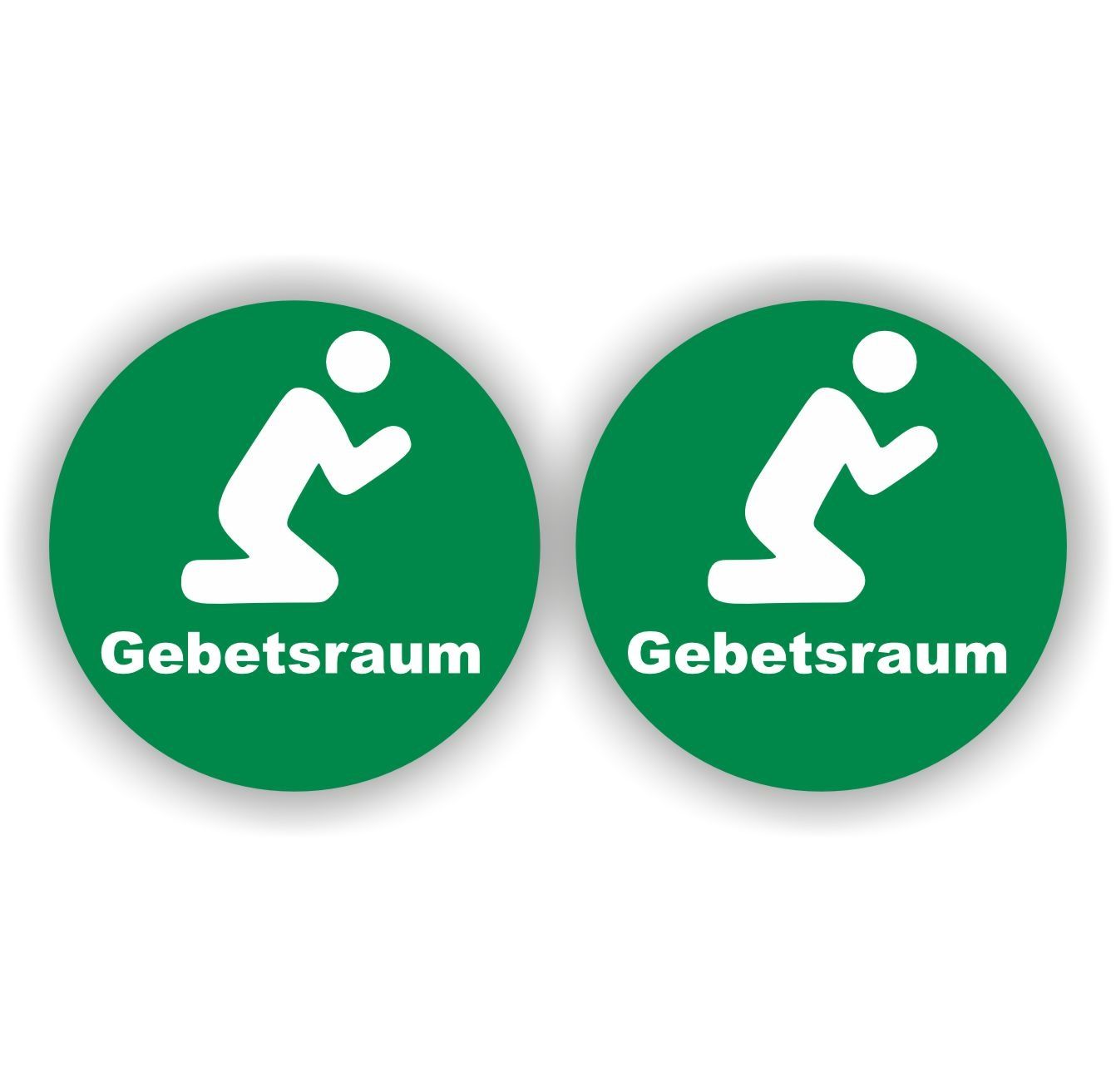 Gebetsraum-Türaufkleber 