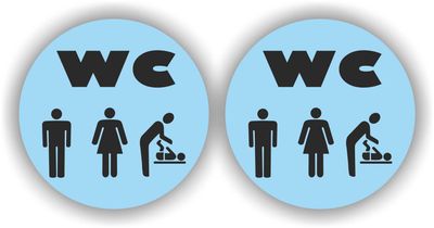 Baby Verzorging Pictogramsticker Set