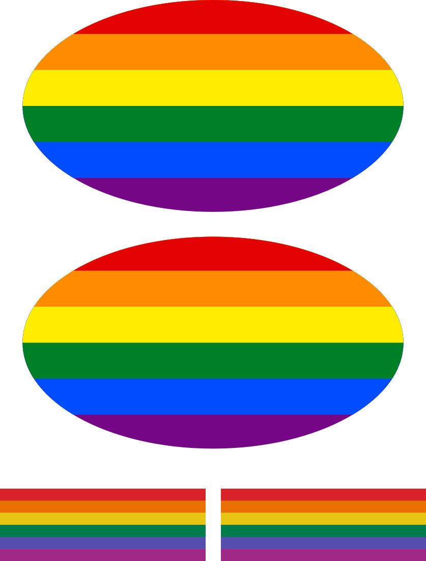 Regenboogvlag lgbt stickers