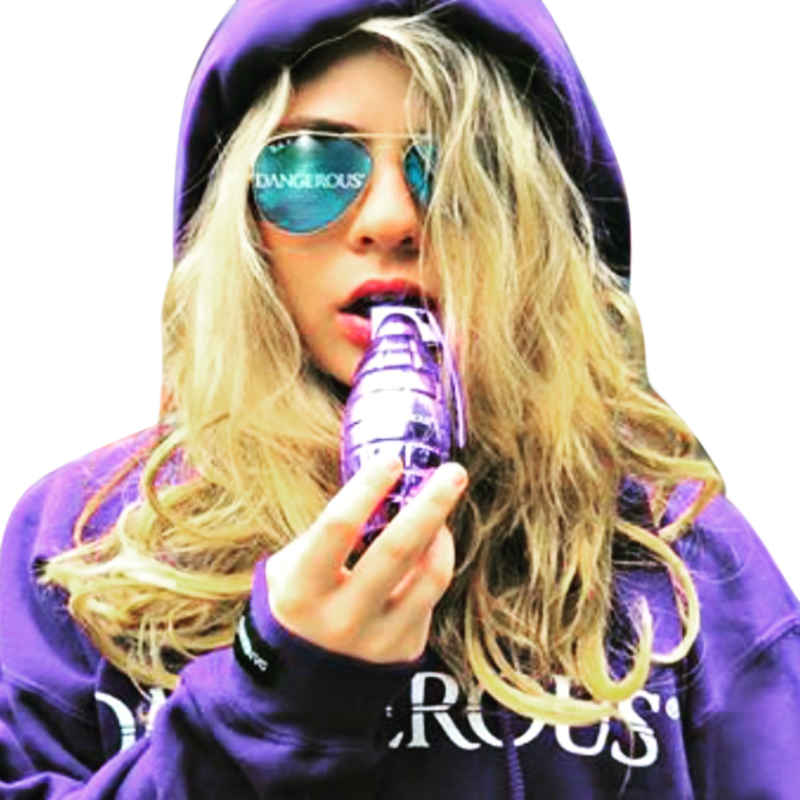 Purple Hoodie with any PINK PERFUME $105