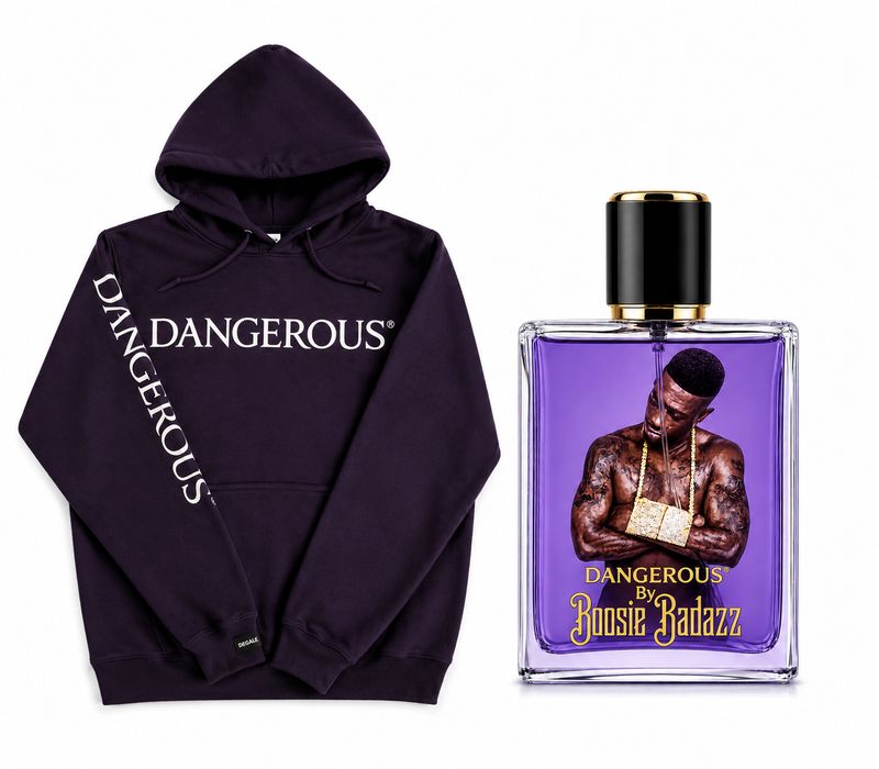 DANGEROUS BOOSIE PERFUME &amp; HOODIE  Combo $110