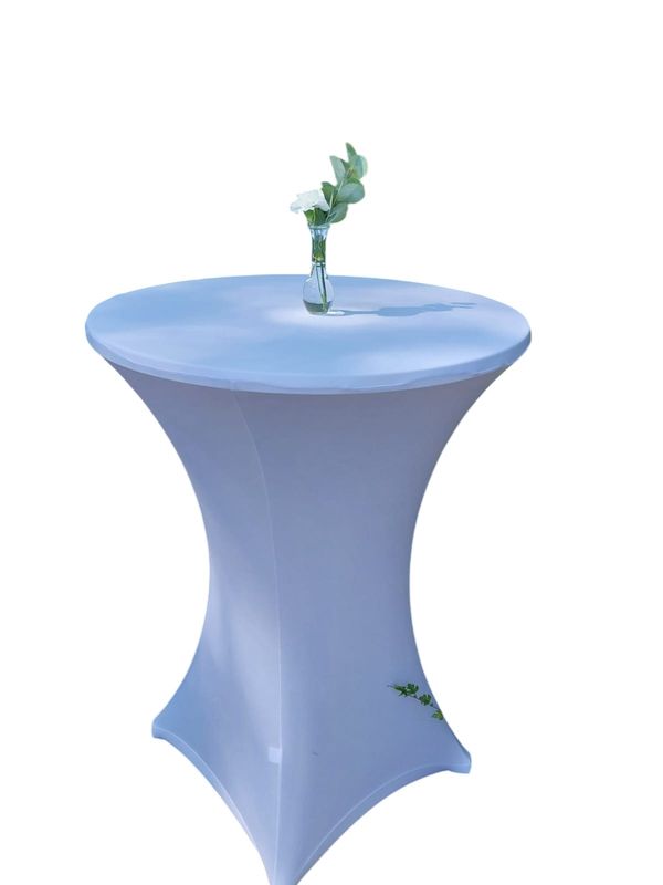 Stehtisch Ø 70 cm mit Husse
