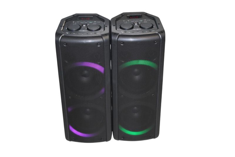 Mobile Soundanlagen-Set – 500 W mit Akku, Disco-LED & Bluetooth