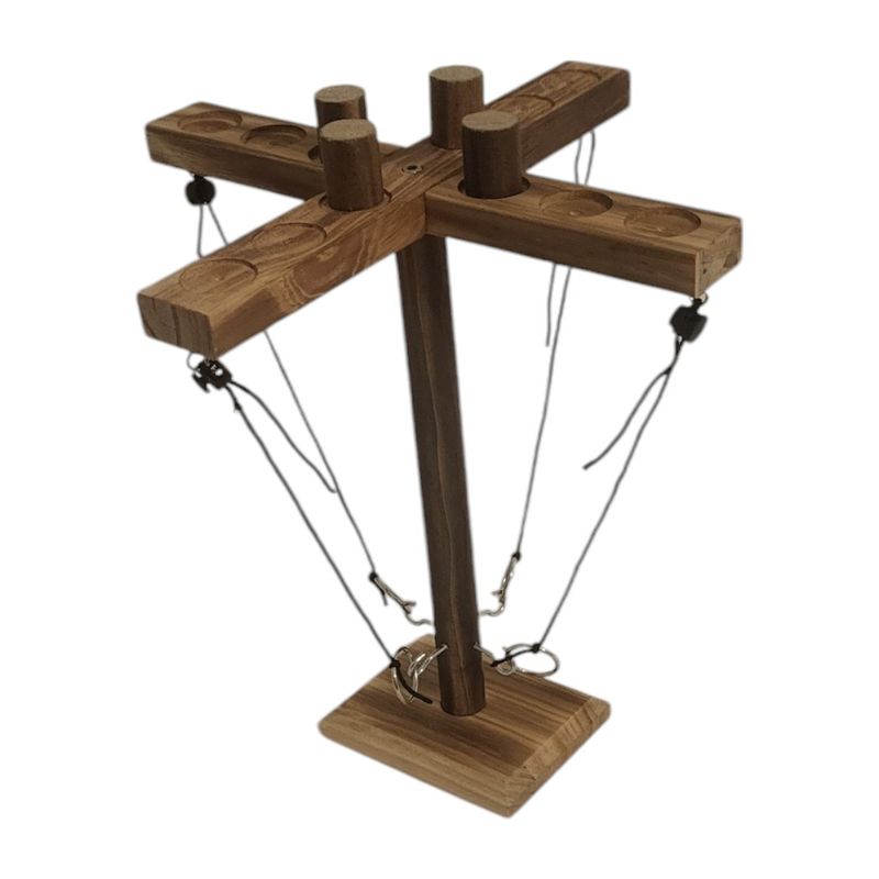 Ring Toss aus Holz für 4 Spieler