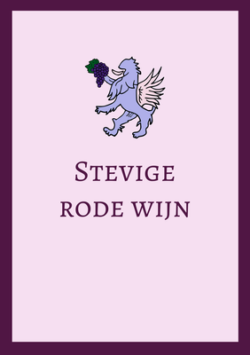Stevige rode wijn