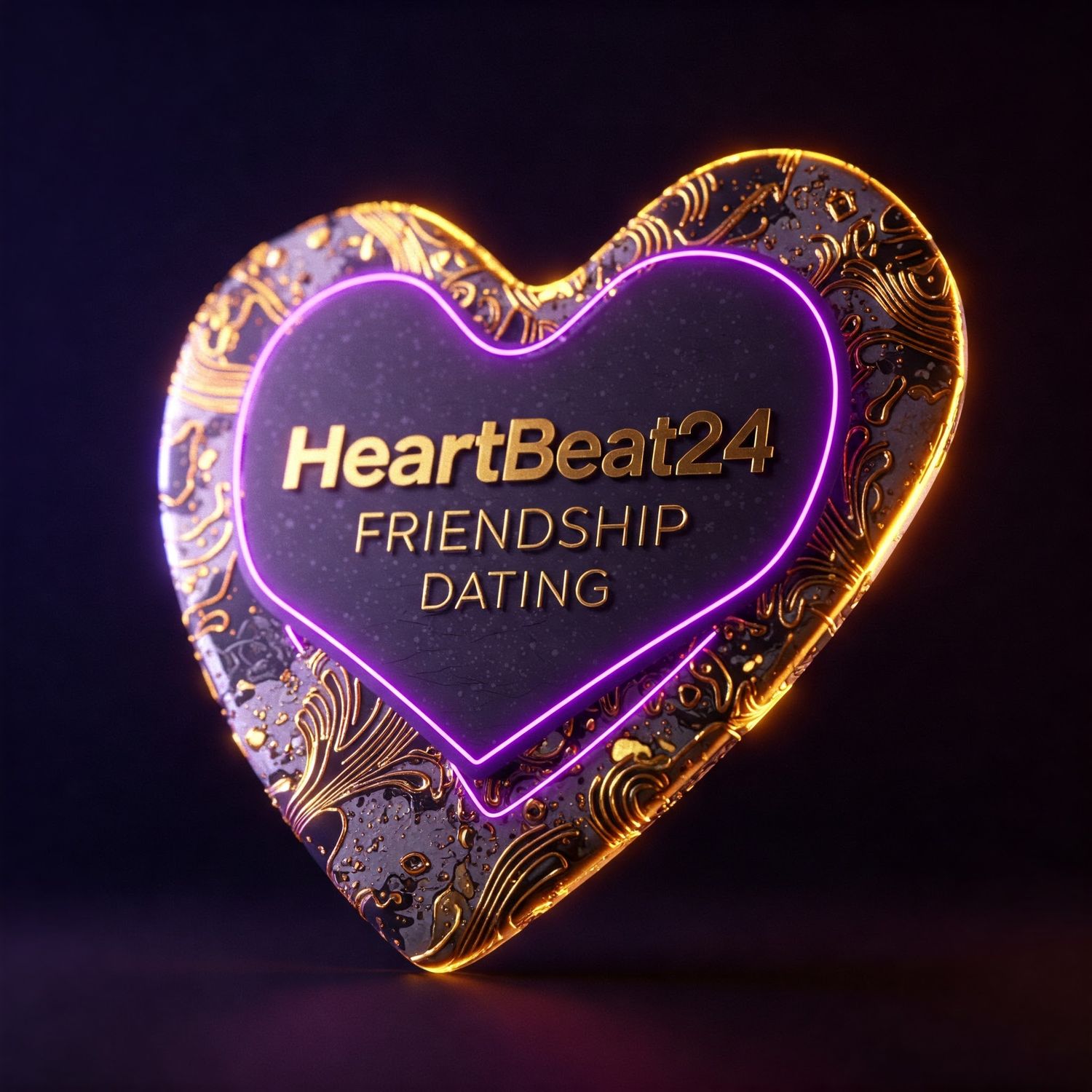 Digital HeartBeat24 Friendship Button