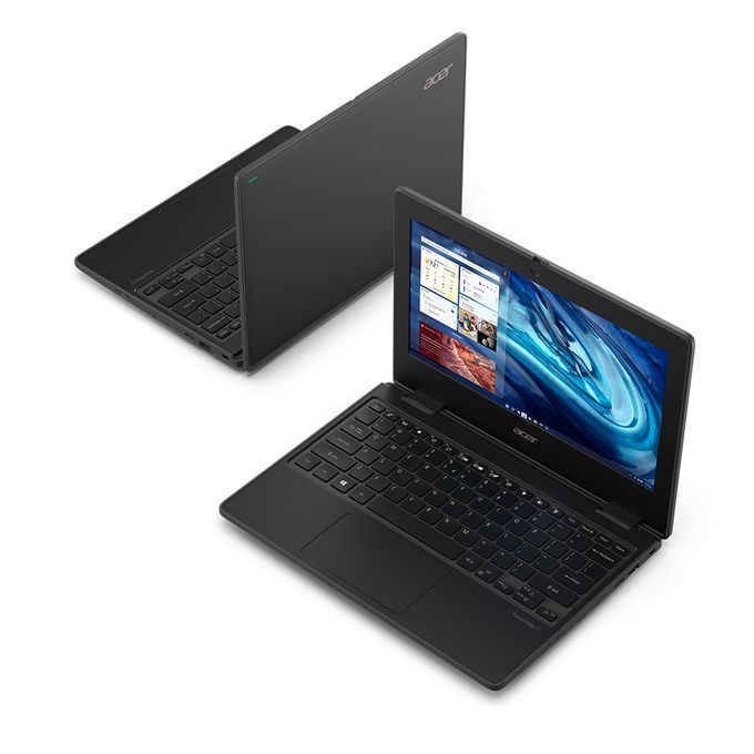 Acer Renewed Mini Laptop,Intel Celeron,4GB RAM,128GB SSD, 12&quot;, 5hrs Battery - Black