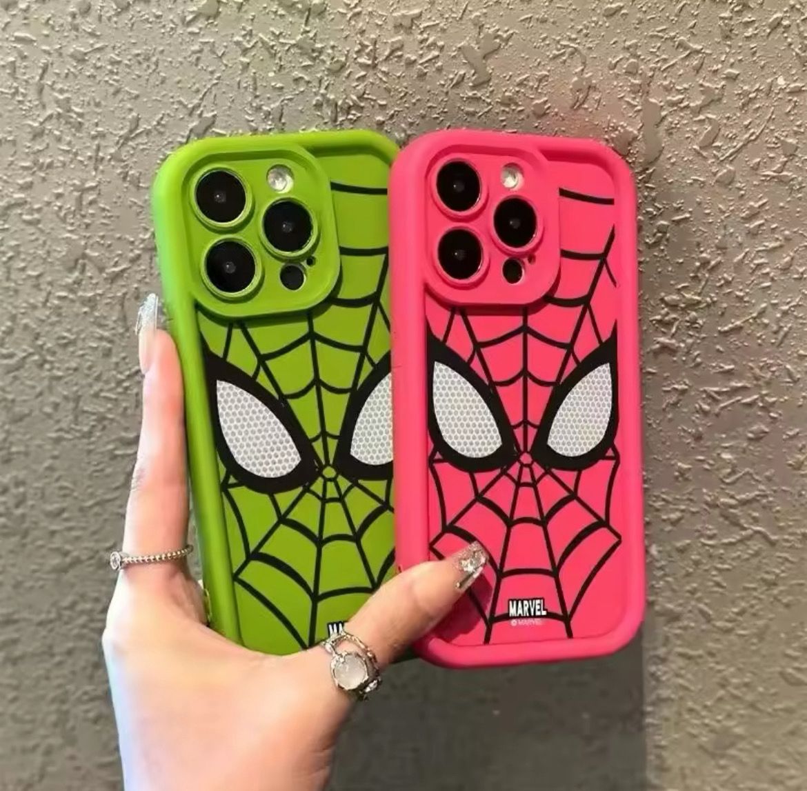 Marvel Spider Man Plain Multistep TPU Phone Case For iPhone 16 15 14 13 12 11 Pro Max XR XS 7 8 Plus Soft Silicone Cool Cover