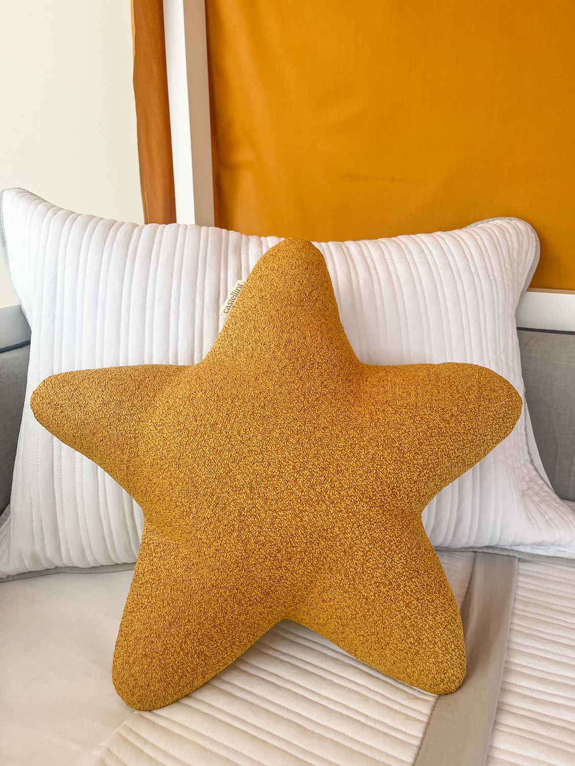 Cojín Yellow Star
