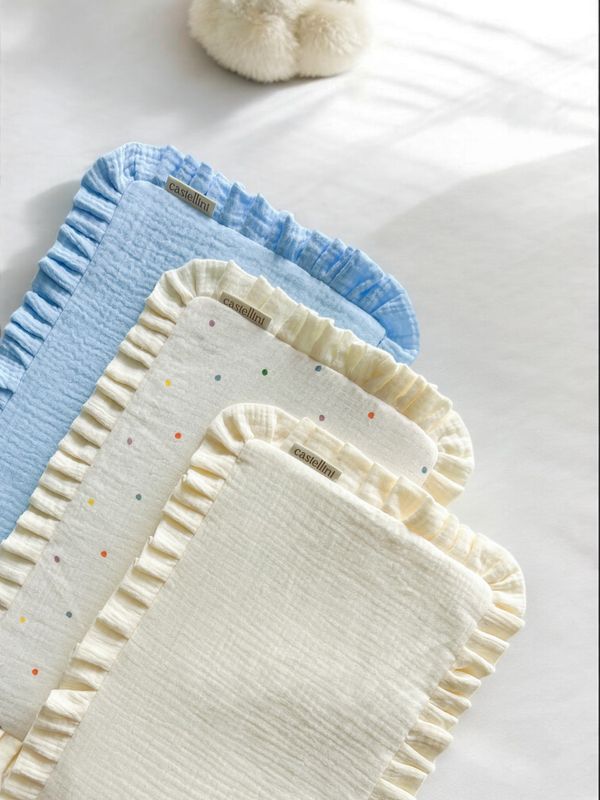 Set de 3 salvababas Confetti Blue