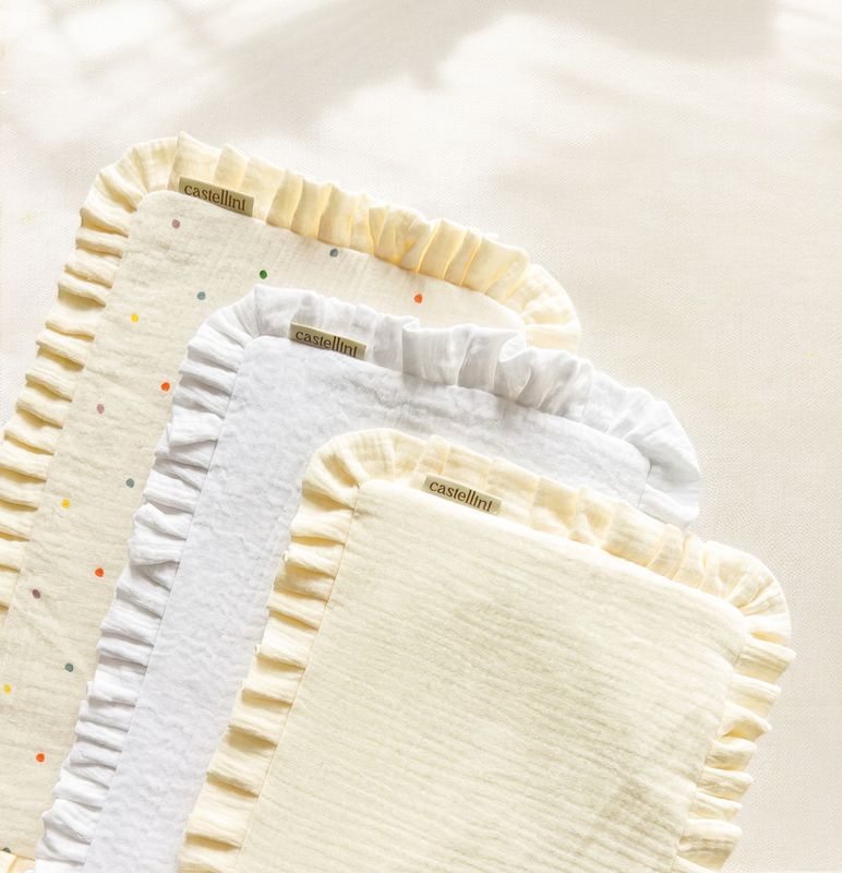 Set de 3 salvababas Confetti neutrals