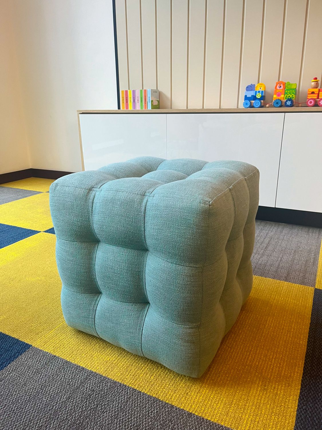 Ottoman Cubic Aqua