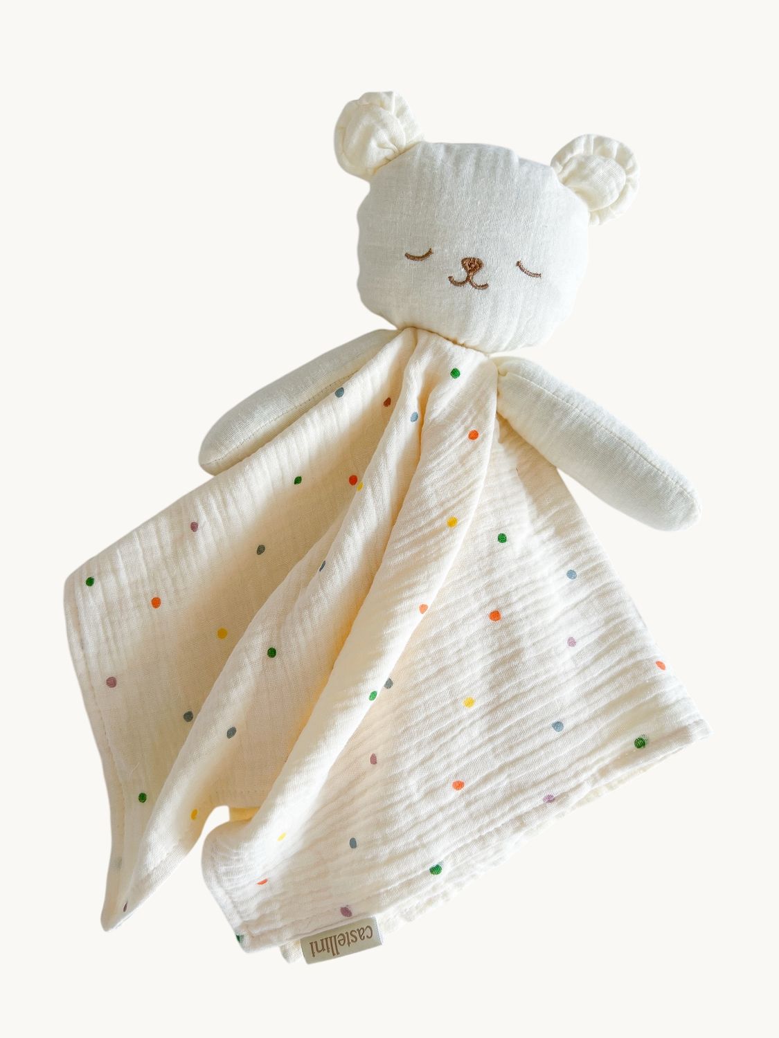 Osito de apego de muselina Confetti