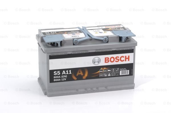 Start stop  AGM batterij Bosch 12V 80Ah 0092S5A110 S5A11/*Lood10.75