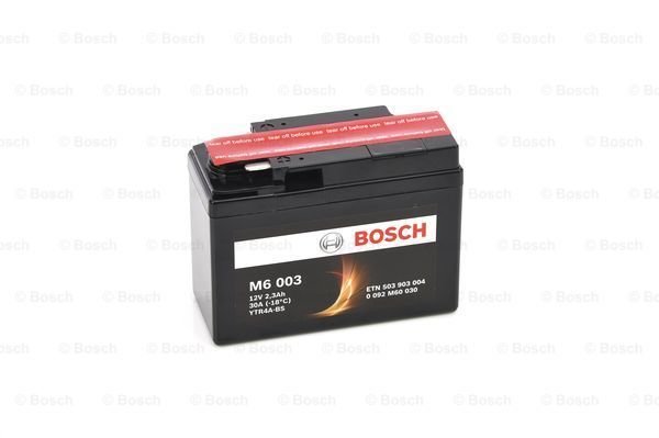 Start batterij Bosch 12V 2,3AH 0092M60030 M6003