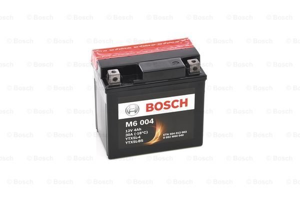 Start batterij Bosch 12V 4AH 0092M60040 M6004
